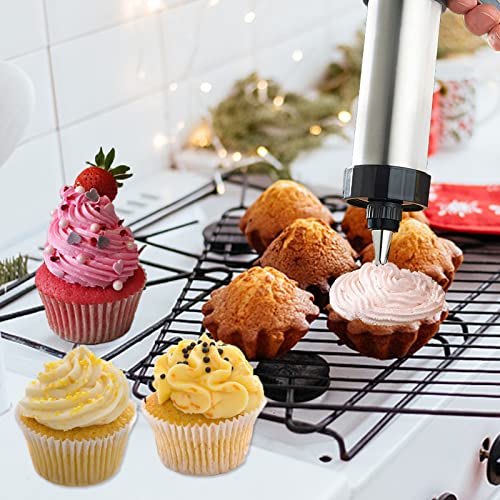 Cookie Press for Baking, Spritz Cookie Press, Stainless Steel Cookie