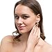 Jstyle Jewelry Women's Tri-color Surgical Stainless Steel Twist Hoop Earrings (21mm Diameter)