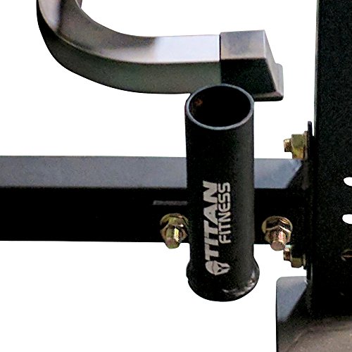 Single Titan Horizontal Mount Olympic Barbell Holders for T3 Power