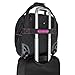 ZEGUR Quilted Rolling Underseat Carry-On Luggage - Wheeled Travel Tote Bag (Black)