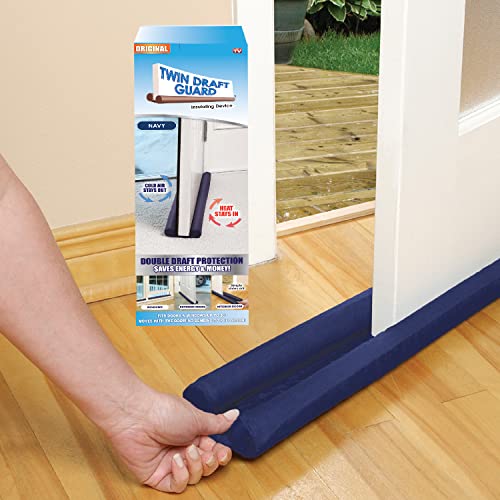 Original Twin Draft Guard Door Draft Stopper, Single, YearRound