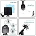 Solar Lights outdoor 80-LED Motion Sensor Solar Spotlight for Patio Deck Yard Garden Driveway Pool Area(1 pack)
