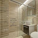 ShungHO If You DribbleToilet Wall Sticker Removable Waterproof Sticker Wall Decals