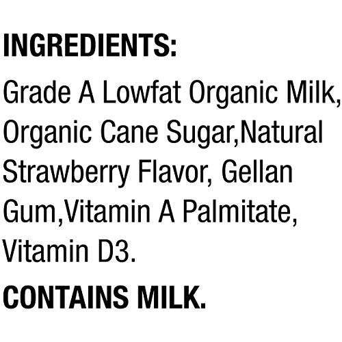 HORIZON ORGANIC SHELF STABLE 1% LOWFAT STRAWBERRY MILK BOXES, PACK OF 6 – 8G PROTEIN PER SERVING