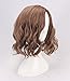 Man's Short Curly Brown Cosplay Wig for Movie