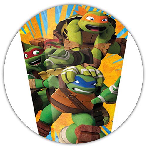 alles-meine.de GmbH 10 Stück Schultüten - Teenage Mutant - Hero Ninja Turtles - 50 cm - rund - incl. individueller… – Bild 4