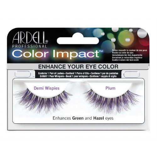 (3 Pack) ARDELL Color Impact False Lashes - Plum Demi Wispies