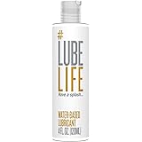 #LubeLife Water Based Personal Lubricant, 4 oz Sex Lube for Men, Women & Couples (Free of Parabens, Glycerin, Silicone & Oil)