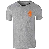Pop Threads Dutch Soccer Retro National Team Holland Graphic Tee T-Shirt for Men