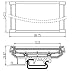 Electronics-Salon DIN Rail Mount Carrier, for 47.35mm x 72mm PCB, Housing, Bracket.