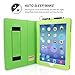 Snugg iPad 2 Case - Smart Cover with Kick Stand & Lifetime Guarantee (Green Leather) for Apple iPad 2