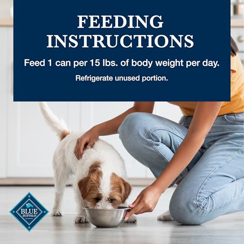 BLUE BUFFALO HOMESTYLE RECIPE ADULT WET DOG FOOD, MADE WITH NATURAL INGREDIENTS, TURKEY AND LAMB DINNER VARIETY PACK, 12.5-OZ CANS (6 COUNT, 3 OF EACH)