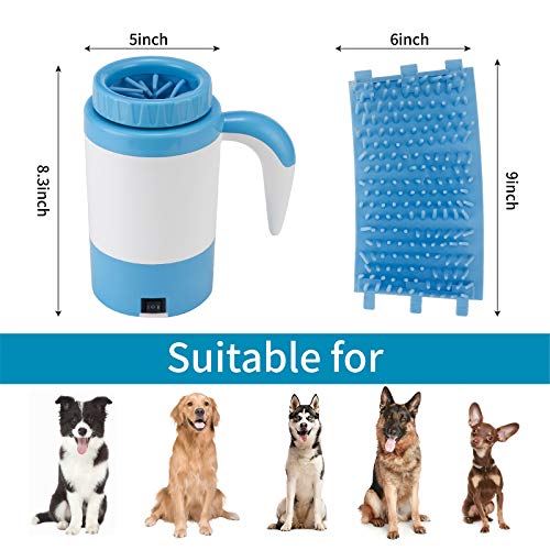 Istbean Automatic Dog Paw Cleaner Electric Dog Paw Washer Portable with