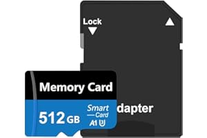 YOAISON Memory Card 512GB with Adapter,High Speed TF Card Mini Memory Card for Cameras/Dash Cams/Smartphone/Tablet/Drone (512