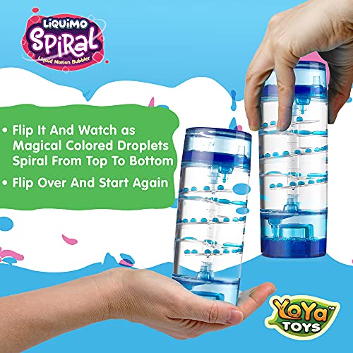 YoYa Toys Liquimo Spiral Liquid Motion Bubbler Timer for Kids - Bubble ...