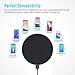 Wireless Charger Qi Fast Charging Pad Quick Charge QC 2.0 3.0 Adapter 10W Compatible Samsung Galaxy S10 S8 S9 Note & 7.5W iPhone 11 Pro Max X 8 Plus Xs XR Moto Oneplus All Qi-Enabled Phones