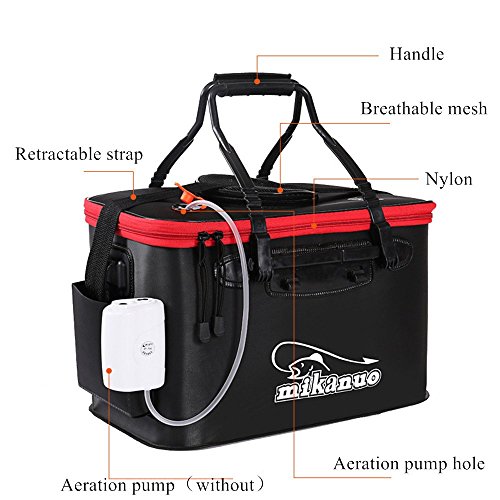 Homebeast-Fishing-Bucket-EVA-Fishing-Water-Bucket-Collapsible-Live-Fish-Box-Water-Container-for-Traveling-Hiking-Fishing-Boating