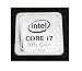 Intel Core i7 8th Gen Metal Sticker Silver/Chrome Coffee Lake Case Badge Logo 20mm x 20mm