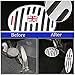 Jaronx Compatible with Mini Cooper Pedal Covers, Anti-Slip Pedals No Drill Gas Brake Pedal+ Footrest Pedal Pads (Compatible with Mini Cooper Countryman, Clubman, Roadster,Hatch,Paceman 2010-2018)