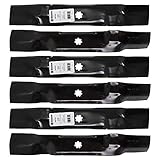 Stens 330-445 Blades Replacement for John Deere GY20852 D140 D150 D160 LA130 Lawn Mowers 6-Pack
