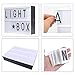 Comfy Mee DIY Cinema Light Box With 96 Letters-Free Combination-Decorative Signs-Wedding/Party/Shop Decoration Light Box,A4 Size (A4)