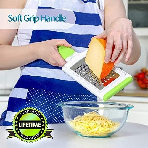 Cheese Grater Handheld Fine Coarse Stainless Steel Dishwasher Safe Zester Cheese Graters For Kitchen