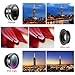Neewer 3-in-1 Clip-on Lens for iPhone X 8 7 6, Android Tablets, iPad, Samsung Galaxy etc: 180° Fisheye Lens; 2-in-1 Macro Lens and Wide Angle Lens+Soft Rubber Lens Holder