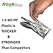 100 Clear Treat & Favor Bags | Ties Included | Great For Cake Pops, Candy, Gifts, Wedding or Party Favors | Food Safe Plastic | Stronger Than Cellophane | 1.5 Mils Thickness | 3
