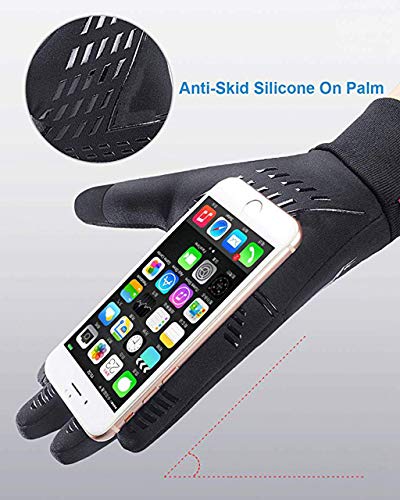 image for Anbobo Winter Gloves Cold Weather Windproof Thermal Touchscreen Gloves