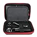 Ewolee Portable Coil DIY Tool Sets Case Mini Coil Kbag Tools Bag Carry Case for Coils, Tanks, Mods Bottles Coil Supplies and Other Accessories, Black(Case Only)