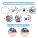 Blackhead Remover,COOFO Blackhead Vacuum Suction Remover Pore Vacuum Extractor Tool Blackhead Remover Makeup Residues Facial Skin Removal Extractor Tool Skin Facial Pore