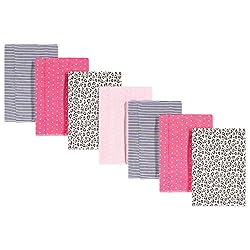 Hudson Baby Unisex Baby Cotton Flannel Burp