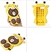 Artbling Case for iPhone 7 Plus 8+ Silicone 3D Cartoon Animal Cover,Kids Girls Cool Fun Lovely Cute Bear Cases,Kawaii Soft Gel Rubber Unique Character Protector for iPhone7 8Plus (Yellow Giraffe)