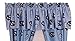UNC Printed Curtain Valance