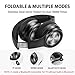 Picun P26 Bluetooth Headphones Over Ear Headset 40H Playtime Hi-Fi Stereo Wireless Headphones with Deep Bass Foldable Wired/Wireless/TF for Phone/TV Bluetooth 5.0 Wireless Earphones with Mic (Black)thumb 4