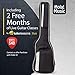 Bass Guitar Gig Bag by Hola! Music, Deluxe Series with 15mm Padding, Black