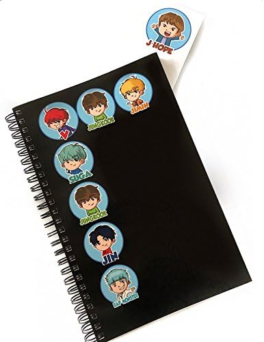 BTS Merchandise - Lined Notebook (Where's J-Hope?)