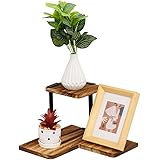 AZL1 Life Concept Corner Shelves for Home Office Decor, Bedroom, Livingroom, 12 inches, Carbonized Black