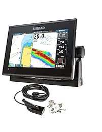 Simrad GO9 XSE chartplotter fishfinder w medium high downscan Transductor de montaje en espejo