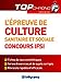 L'épreuve de culture générale et sociale : Concours IFSI by