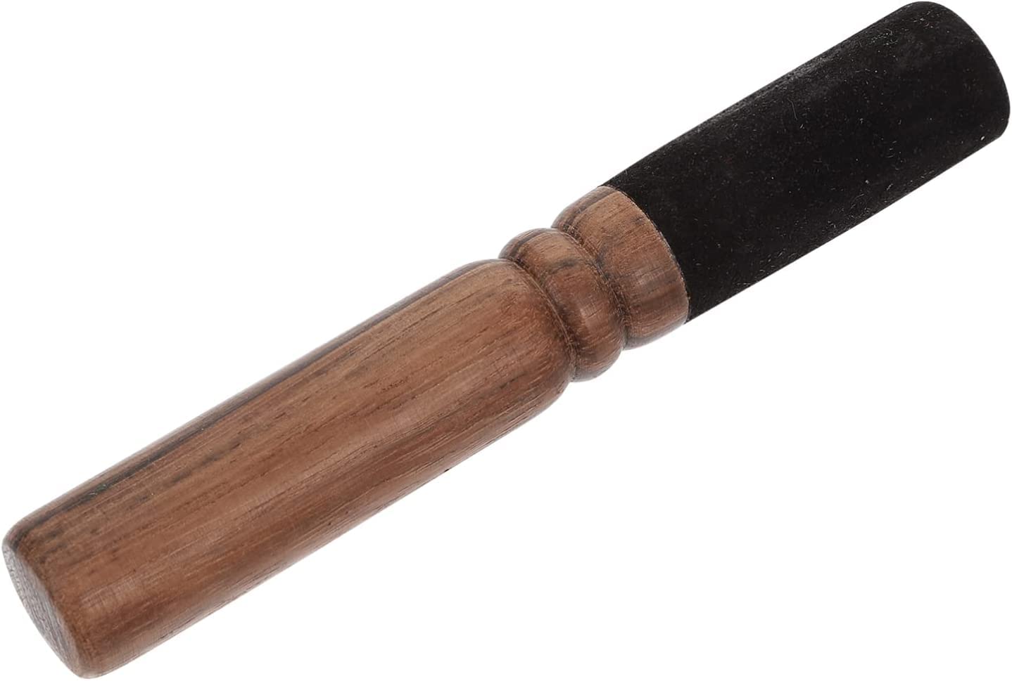 Tibetan Singing Bowl Wooden Mallet with Black Suede Cushion – Sound Healing Stick for Meditation, Yoga, Chakra Balancing & Mindfulness – Handcrafted Striker for Crystal & Metal Singing Bowls