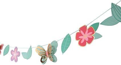 Amazon Com Mariposa Jardin Guirnalda De Cumpleanos Baby Shower Decoracion De Boda Guarderia Decoracion De La Pared Para La Habitacion De Las Ninas Decoracion De La Pared Con Foto De Alas 3d