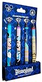 Disneyland 60th Anniversary Diamond Celebration Retractable Pen Set of 4