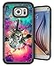 CorpCase Samsung Galaxy S7 Case, Galaxy S7 Case - Hipster Flying Cat Space Galaxy/Hybrid Unique Case with Great Protection