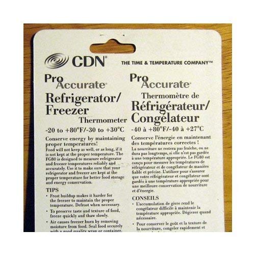 CDN FG80 Refrigerator/Freezer NSF Professional Thermometer