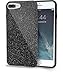 Smartish iPhone 8 Plus/7 Plus Clear Case - PureView for iPhone 8/7 [Ultra Slim Fit Protective Clear Cover] (Silk) - Smoked Silver