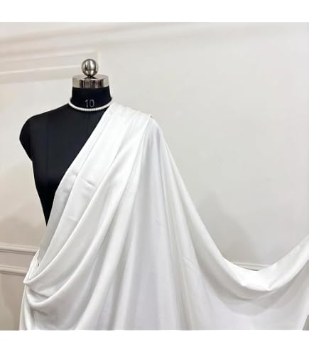 Fabric Collections Inc. Matte Satin (Peau de Soie) Duchess Satin Fabric for Bridesmaid Dresses, 58/60