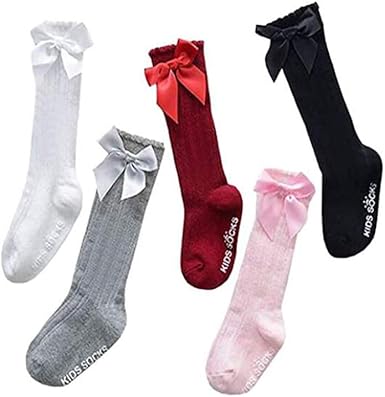 girls bow socks