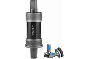 Mimdixy Bottom Bracket Square Hole Crank Axis, Bicycle Bottom Bracket Quare Hole Axis Shaft Bike Parts for Square Tapered Spi