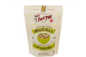 BOBS RED MILL MUESLI Bob's Red Mill New European Style Hot or Cold Cereal Museli 14oz, 1 Pack (Tropical)